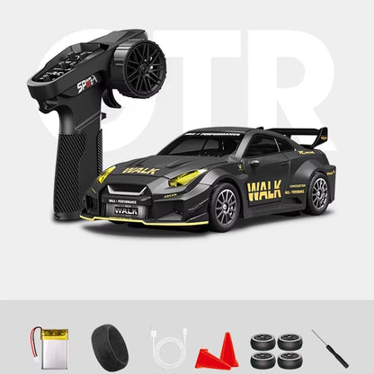 1/43 RC Drift Car with ESP Gyroscope - 4WD Metal Body, Full Proportional Control & Realistic Drifting - Perfect Gift for Kids!