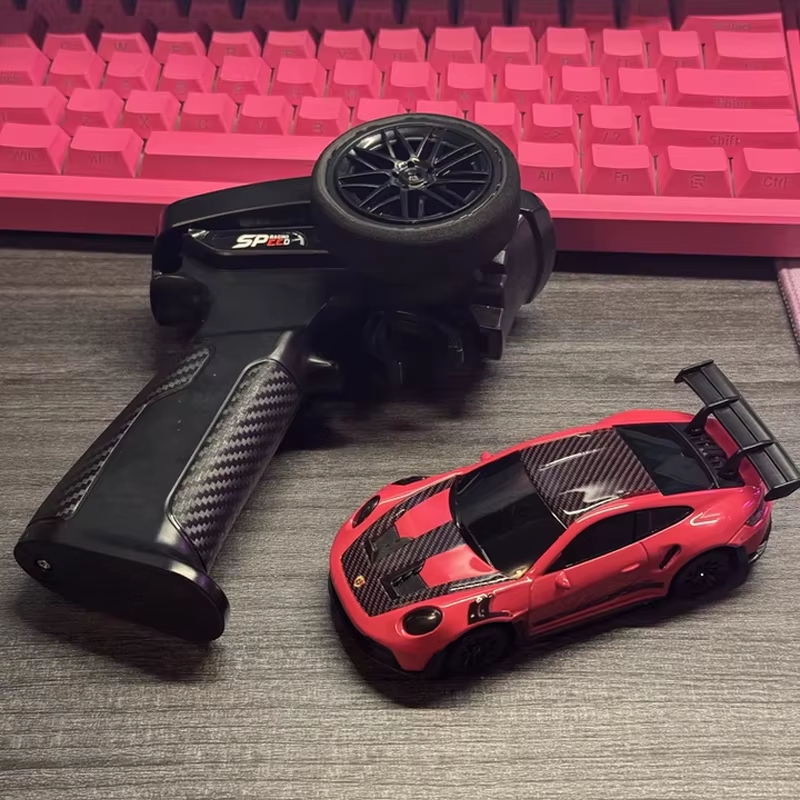 1/43 RC Drift Car with ESP Gyroscope - 4WD Metal Body, Full Proportional Control & Realistic Drifting - Perfect Gift for Kids!